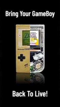 From Yellowed to Crystal Clear – Ultimate Game Boy DMG Restoration & Screen Mod ✨