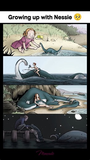 Growing up with Nessie 🥺 Childhood friend vs Growing up