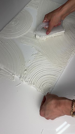 Textured Art Ideas: Abstract Painting and Plaster Art Inspiration