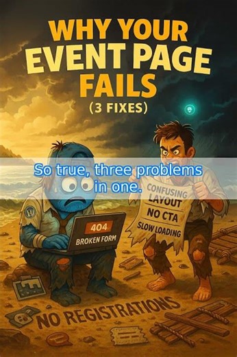 3 Problems with Event Pages Without a Floating Button 🚫🎟️