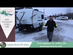 2023 Forest River Flagstaff E Pro 15TB - Rain, Snow and Shine! This trailer is sublime!