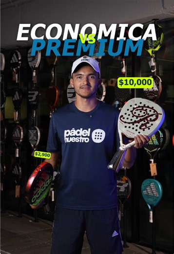 🎾 Pala de $2,900 vs pala de $10,000. Comparamos una opción ideal para principiantes y otra diseñada para jugadores avanzados, para que descubras cuál se adapta mejor a tu nivel de juego. ¿Cuál elegirías tú? 👀 . . . . . . . #padelnuestro #padel #padellife #adidas #padelmonterrey