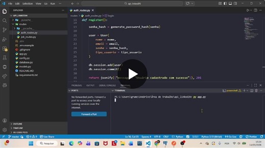 #python #flask #backend #api #desenvolvimento #programação #postgresql #tecnologia | Bruno Morais