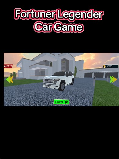 Fortuner Legender Car Game - Latest Update Available