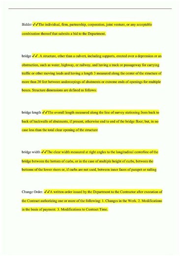 NICET LEVEL 1 HIGHWAY CONSTRUCTION LATEST UPDATE GRADED A2792 video