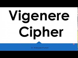 Vigenere Cipher | Polyalphabetic Cipher