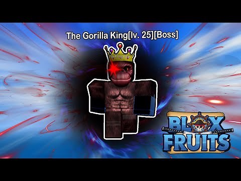 The Gorilla King [Level 25 Boss] Blox Fruits Beginners Guide