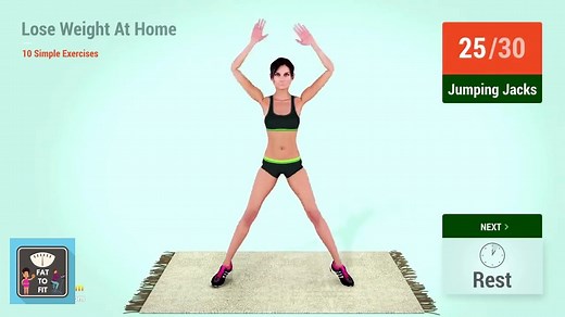 10 Simple Exercises To Lose Weight At Home