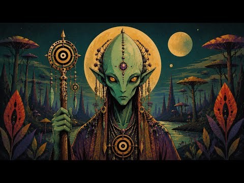 Lost in an Alien Forest 🌿 Deep Tribal Downtempo for Astral Travel