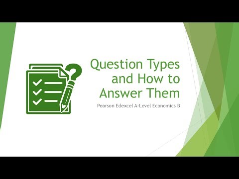 Question Types and How to Answer Them | Pearson Edexcel A-Level Economics B