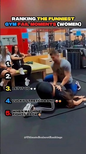 ✅ Ranking The Funniest Gym Fail Moments (Women) 😂🔥