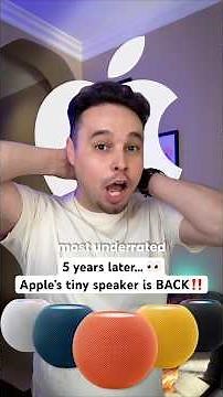Tiny speaker, HUGE upgrade! HomePod Mini 2 is coming 🔥 #homepodmini #homepod #tech #shorts