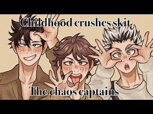 Childhood crushes skit//emirichu//haikyuu text // Oirgnal
