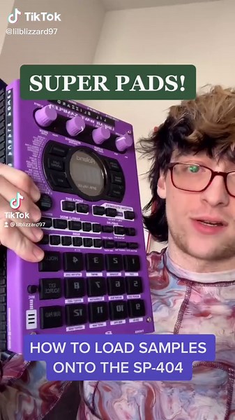 the easiest way to load samples onto the sp404 in 2021 #sp404sx #musicproducer #hiphop #sampling #lilblizzard #superpads #beats