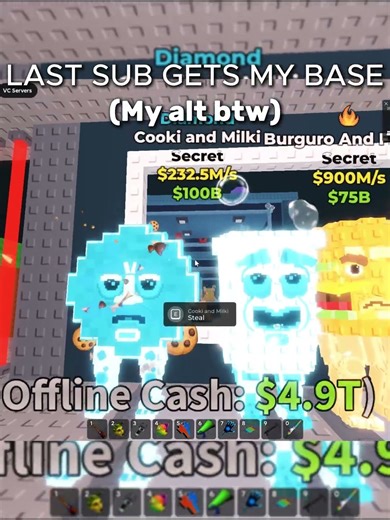 last sub gets my base💀 #trading #roblox #robloxedit #livestreamer #funny #gaming