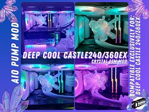Crystal Gem Custom Mod for Deep Cool Castle 360/280/240EX - Etsy