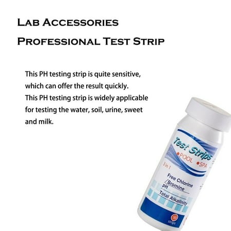 Test Strip Water Urine 0-14 Scale Quick Result Strip Precision Multipurpose Cosmetics Acid Testing Tools PH Indicator Lab Accessories 3 in 1 Litmus Paper - Walmart.ca