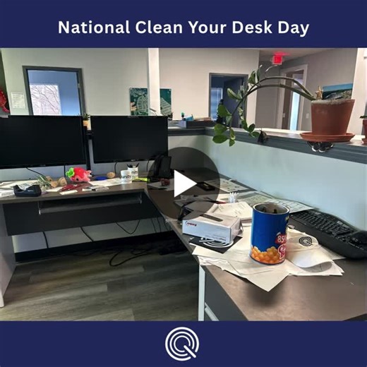 Clear the clutter, clear your mind!Happy National Clean Your Desk Day—take a few minutes to sort through your space and keep only what you truly need, and anything that sparks joy. Ask yourself:-… | Qunity