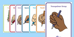 Pencil Grip Display Posters