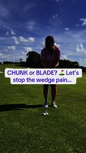 Struggling with chunked or bladed wedges? This might be why…When your sternum falls back, your ability to control low point disappears.If the club gets stuck behind you or your trail knee collapses in, you’re already losing the battle.🧠 Quick fix: Place a club under your trail foot. It’s a small change with massive results for clean, crisp wedges.Want to train this the right way—consistently?📩 DM me “WEDGE” to learn about our golf schools short game programs.🎯 The difference between 95 and 75
