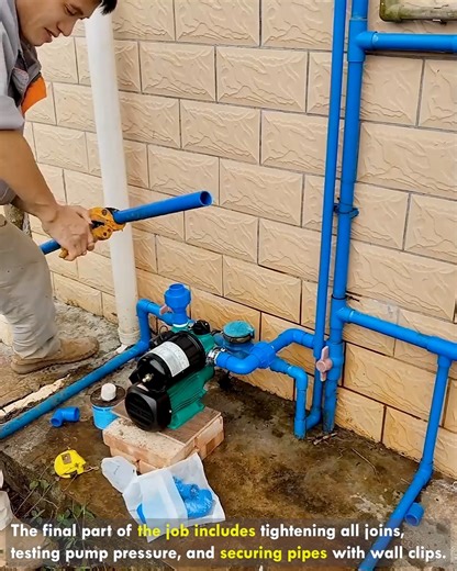 8K views | PVC Pipes And Motor Connection Installed #PlumbingWork #PVCLineSetup #WaterPumpInstall #PipeFitting #HomeWaterFix | Deep Dive News | Facebook
