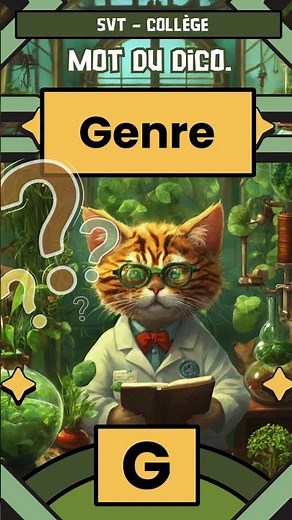 Tout le vocabulaire important en SVT avec pour chaque mot une définition simple à retenir ! #F #G 14