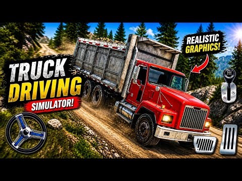 Asian Cargo Truck 3D - Offroad Real Transport Truck Uphill Driving Simulator - Android GamePlay