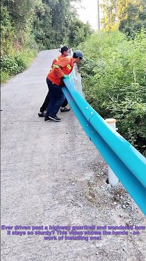 How to Install Highway Guardrails: Fitting Rails to Posts