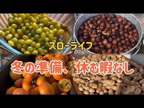 【なおのぐ スローライフ】冬の準備、休む暇なし