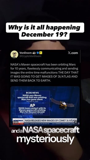 Laura Egocheaga on Instagram: "NASA craft goes silent. Epstein files drop. An alien object pierces Earth’s orbit. All December 19. Coincidence or cover? Watch the patterns they don’t want you tracking. Comment “scroll” to decode the timeline."