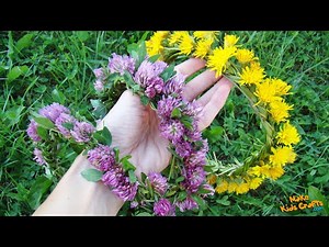 How to weave a wildflower crown? | Wildflower Wreath | Wildflower Crown
