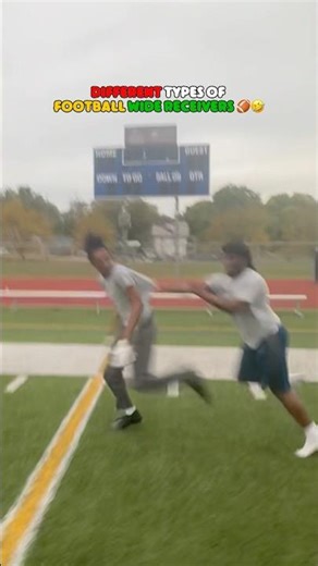 Different Types of Football Receivers 🏈😂 (You Know One of These Guys!)