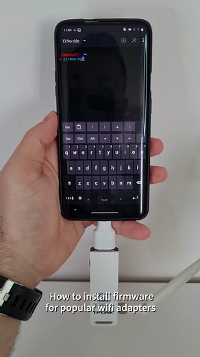 How to install firmware for popular external Wi-Fi adapters in Kali NetHunter using Magisk . . . . . #nethunter #wifi #mobilehacker #wireless #cybersecurity #ethicalhacking #hackers #linux #programming #hack #technology #kalilinux #security #coding #infosec #python #tech #hackingtools #ethicalhacker #pentesting #cyber #malware #magisk #computerscience #cybercrime #cyberattack #hacked #anonymous #hacking #hacker