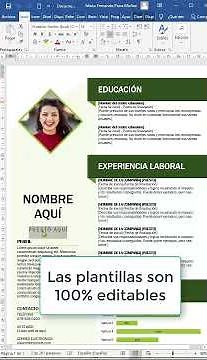 Como crear una Hoja Vida en Word