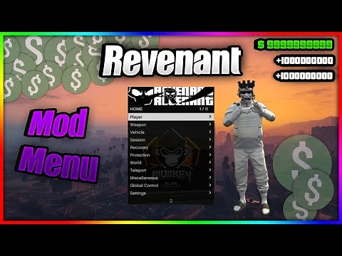 Revenant Mod Menu Showcase | 1.67 | GTA V Online |