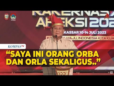Kelakar Prabowo Saat Bahas Indonesia Timur di Apeksi: Saya Orba dan Orla Sekaligus