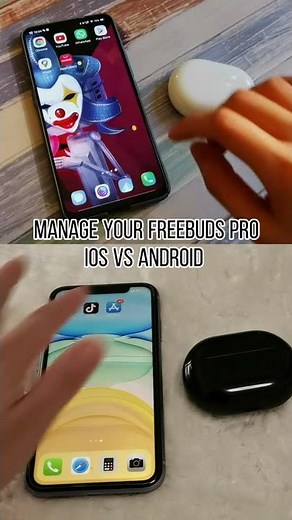 connect Huawei Freebuds pro (AI life app) on IOS (iphone) and Android(samsung)
