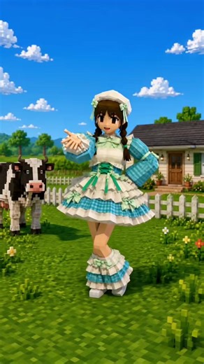 若葉のあちゃん風ポリゴンCGの作り方と見どころ