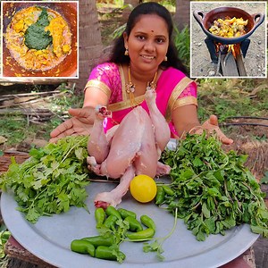 MINT CHICKEN RECIPE | Banana Leaf Cooking