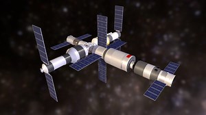 Planned Chinese Space Station - 3D model by CSIS
