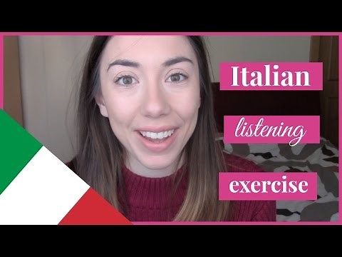 Italian Listening Exercise - Food for Italians (A2-B1 level)