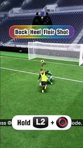 Back Heel Flair Shot Tutorial in FC 26 ⚽ | Pure Stylish Finish for Pro🔥