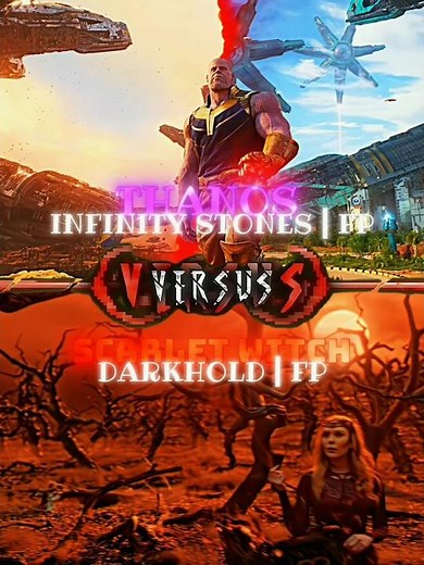 Darkhold Scarlet witch Vs Thanos (Infinity stones) #edit #marvel #vs