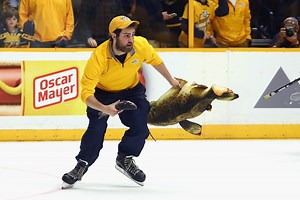 Why Nashville Predators fans throw catfish on the ice