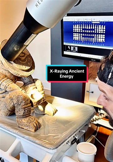 Is there a battery inside? An x-ray tells no lies 👁️🔅🩻 #joefelz #artifact #archaeology #research #truthseeker