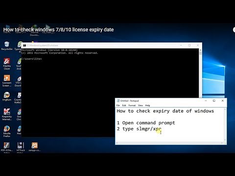 How to check windows 7/8/10 license expiry date