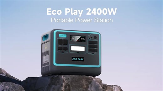 Emergency Energy Storage Supply Solar Generator Battery Backup Emergency Camping Outdoor 2400W Portable PowerStation