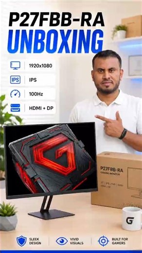 Xiaomi Redmi 27” Monitor Unboxing | Best Budget 100Hz Display? (By Mafuj)