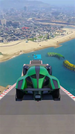 GTA 5 Epic Sky Water Ragdolls Spiderman Jump/Fails Ep 239 #shorts