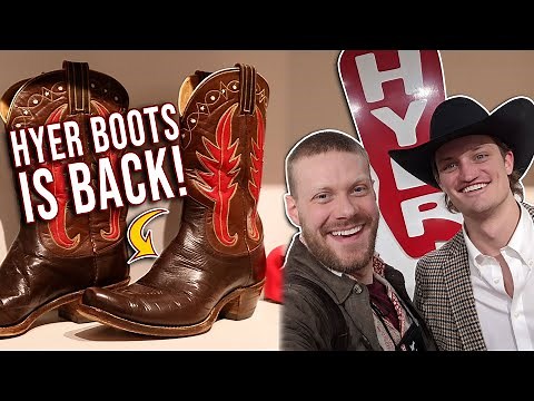 Oldest Cowboy Boot Brand is BACK! | Hyer Boots 2023 Interview
